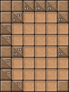 Sample Kakuro Puzzle