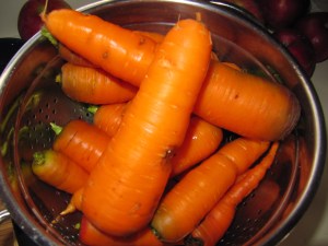 Carrots in Colandar