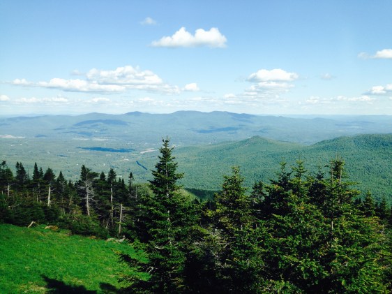 Afternoon view for near the summit